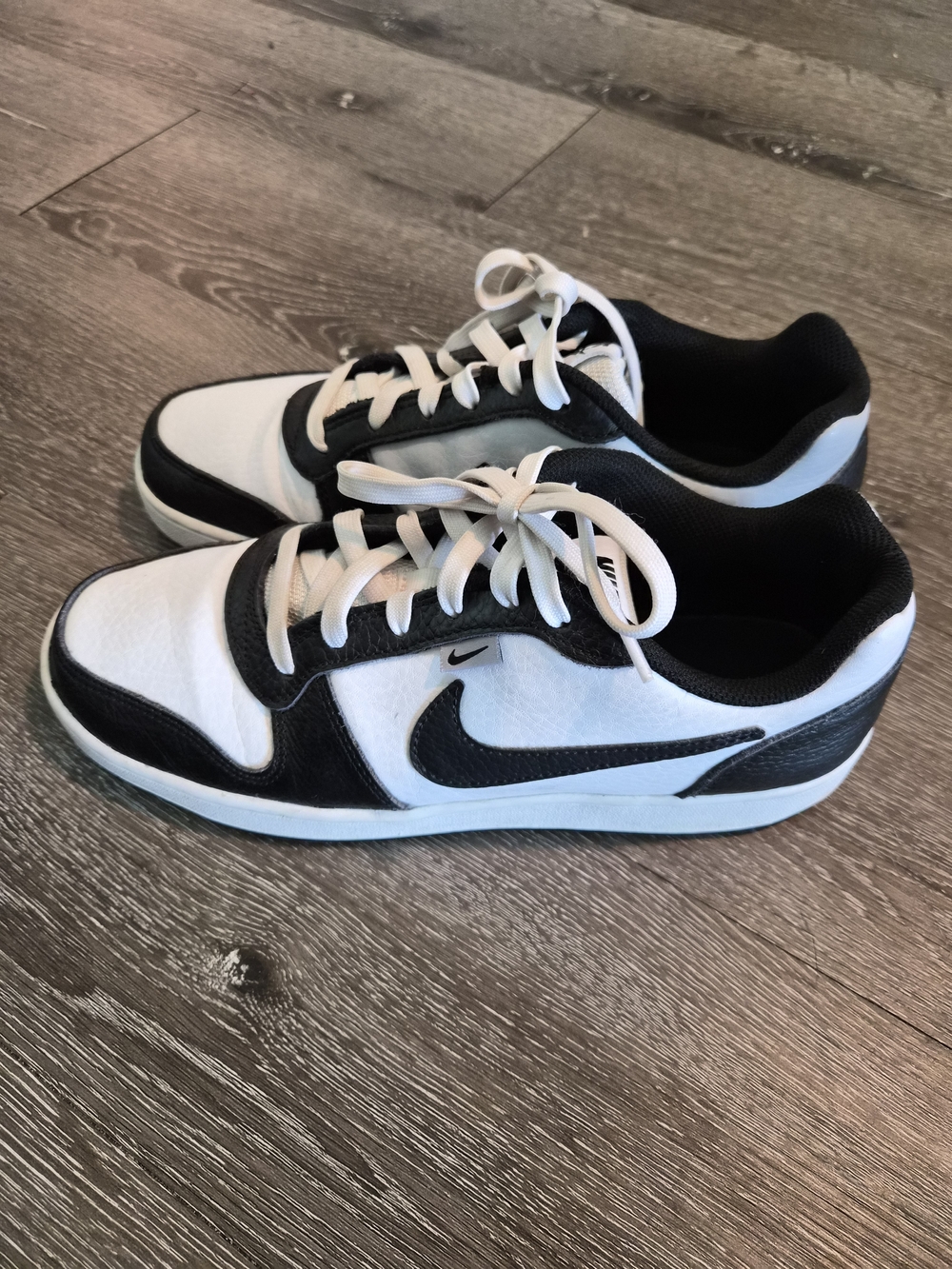 Nike Ebernon Low Premium – Classic White/Black Panda – Size 9